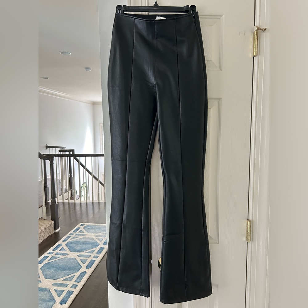 Vegan leather pants